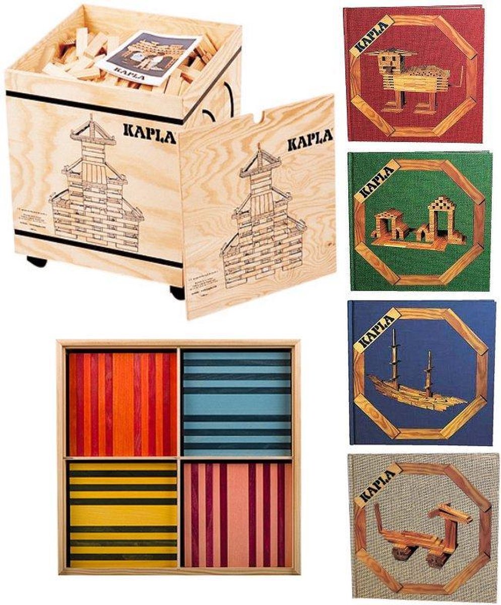 Kapla 200 + Rood Voorbeeldboek