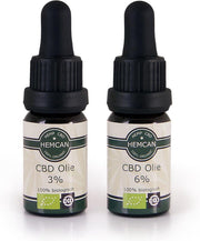 Biologische CBD Olie 3% en 6% - 900mg CBD| 2 flesjes (20ml)