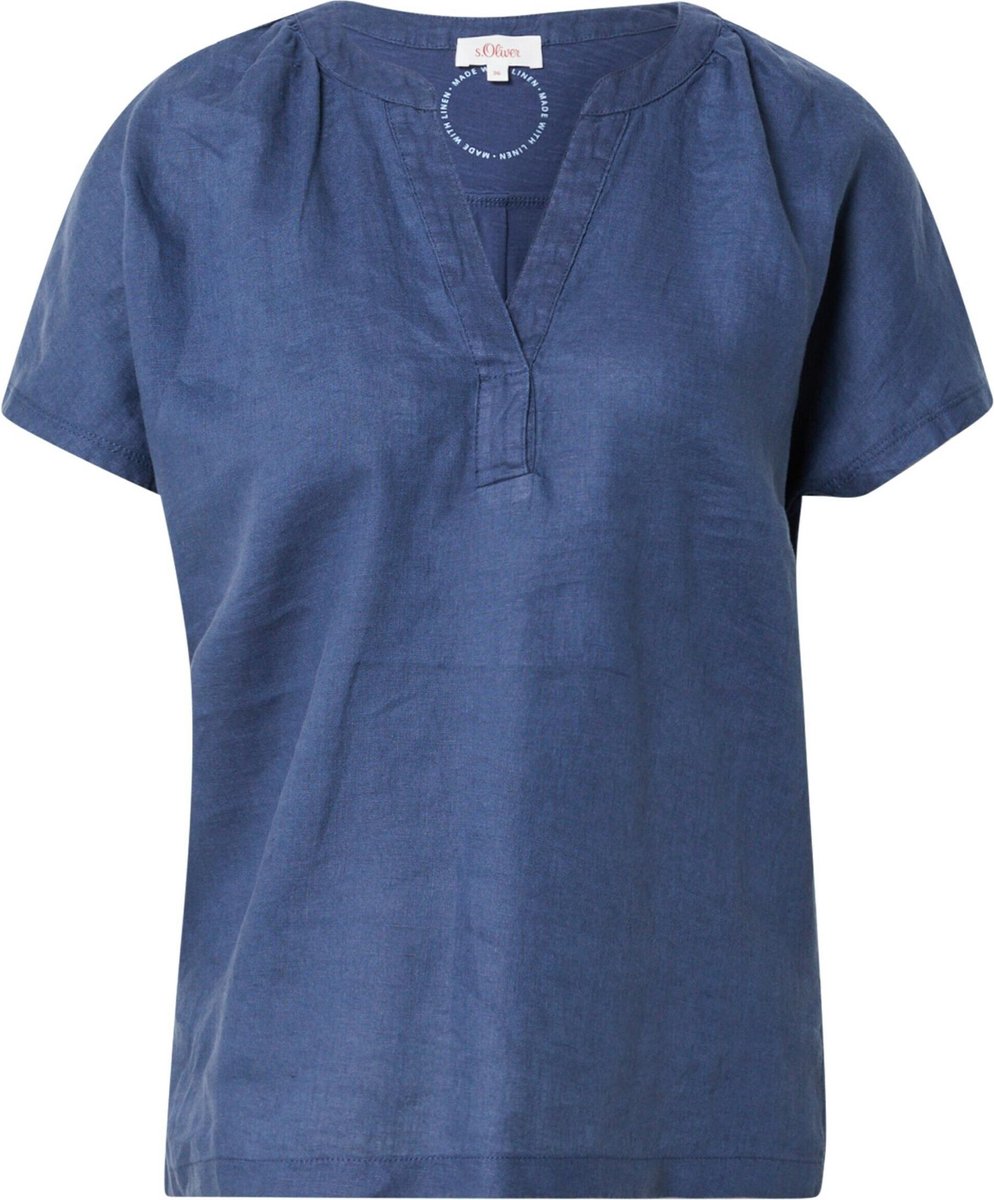 S.oliver shirt Donkerblauw-40 (S-M)