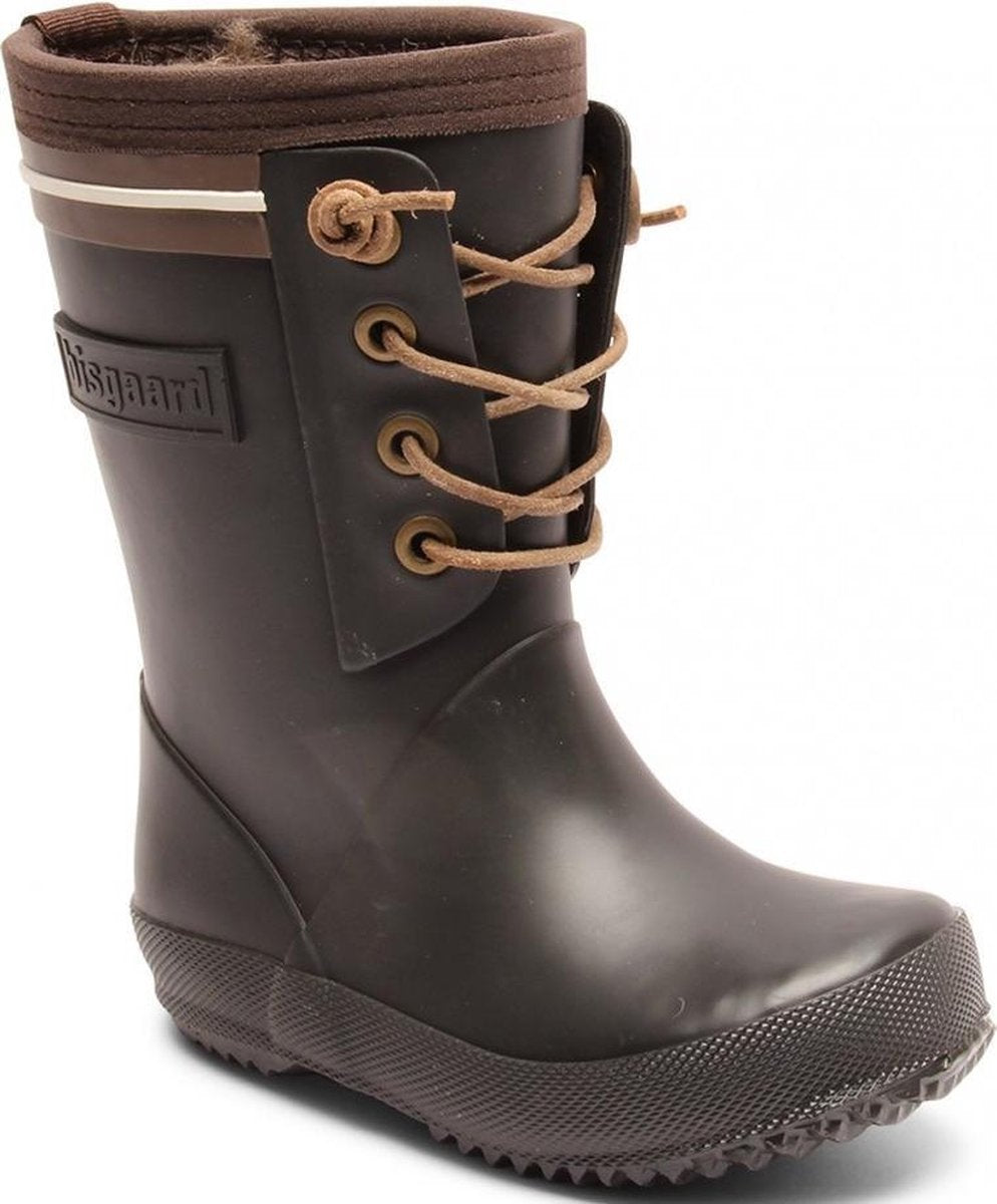 Zwarte kinder regen-/winterlaars Lace Thermo van Bisgaard 32