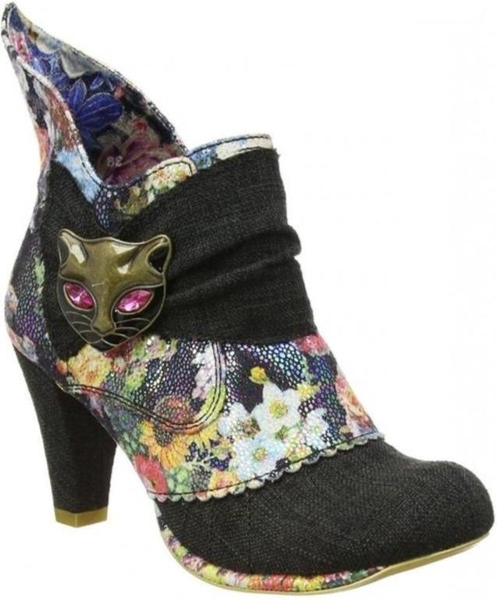 Miaow Black Floral in Swing Vintage Jaren 50 Stijl
