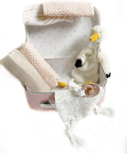 Geboortekoffer | kraamcadeau | Jollein | BIBS | Trixie | Anais | Happy Horse | speen | geboortepakket | roze | koffer | kinderkoffer | logeerkoffer