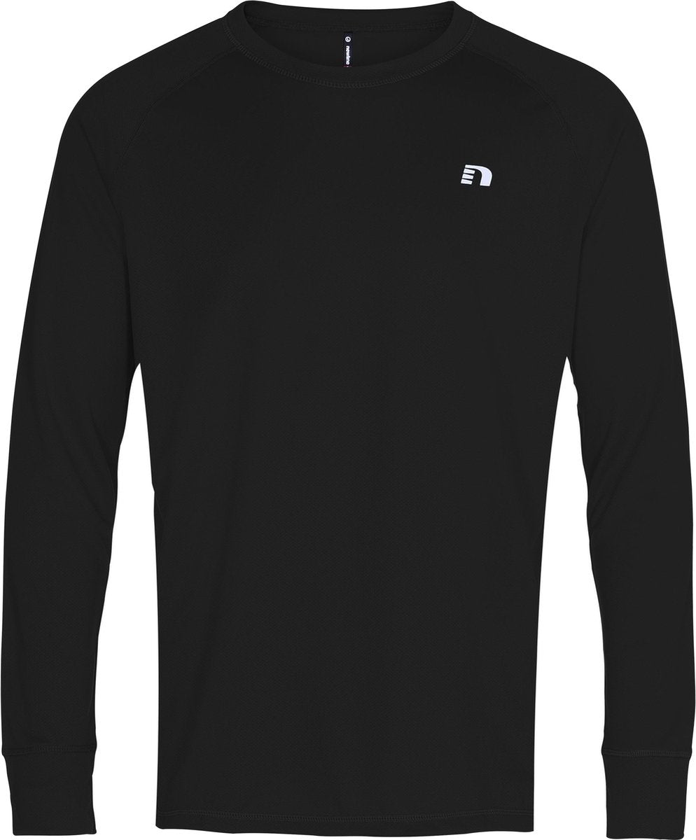 Newline Base Shirt kinderen - zwart - maat 128-140