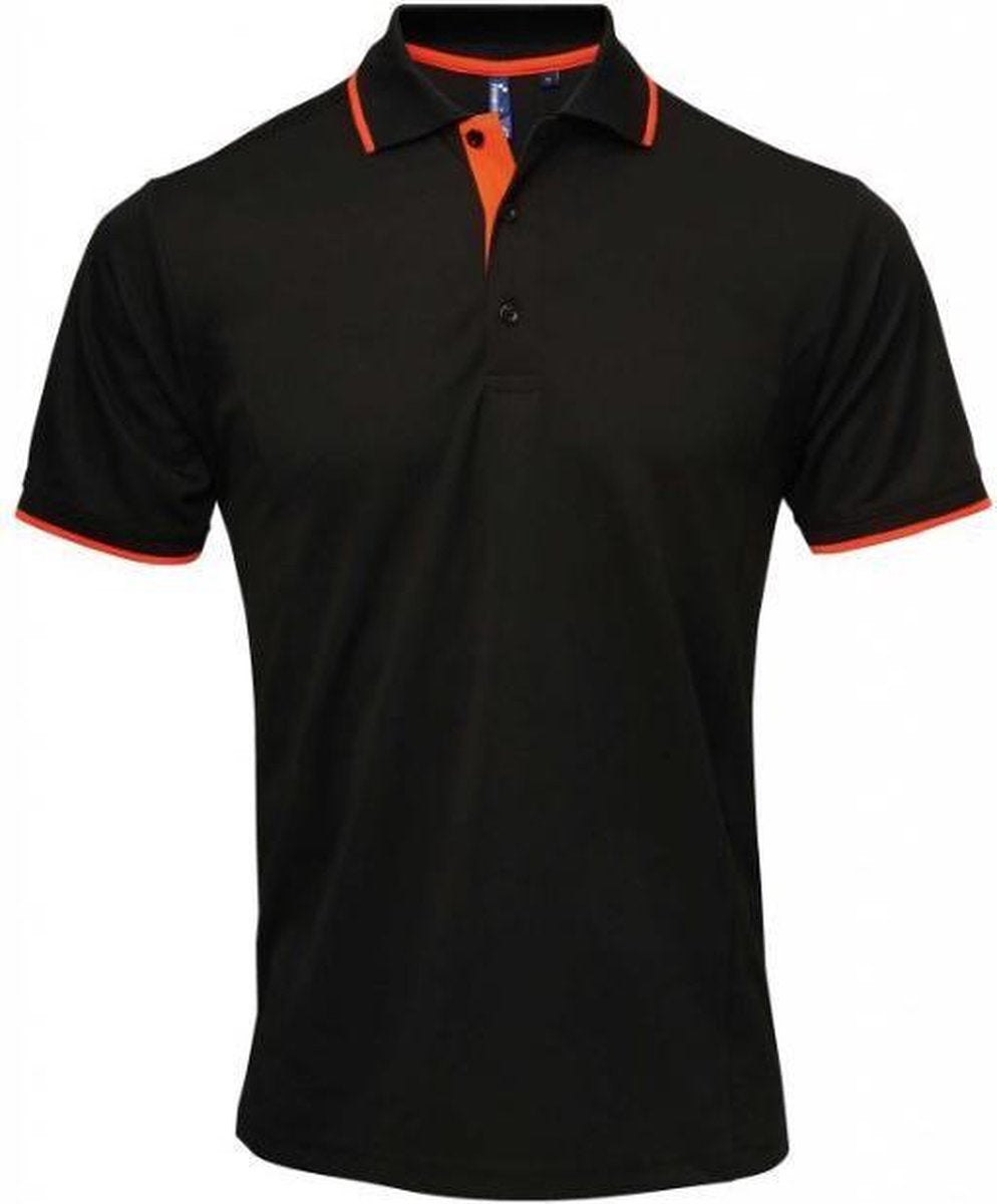 2 x Women's contrast Coolchecker® polo
