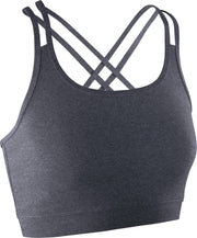 Spiro Dames/dames Fitness Mouwloze Gewas Top (Phantom Grijs)
