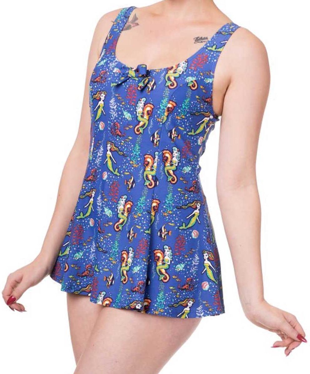 Banned Badpak -L- WILDERNESS Blauw/Multicolours