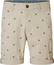 Petrol Industries - Heren Chino short van organisch katoen - Bruin - Maat XL