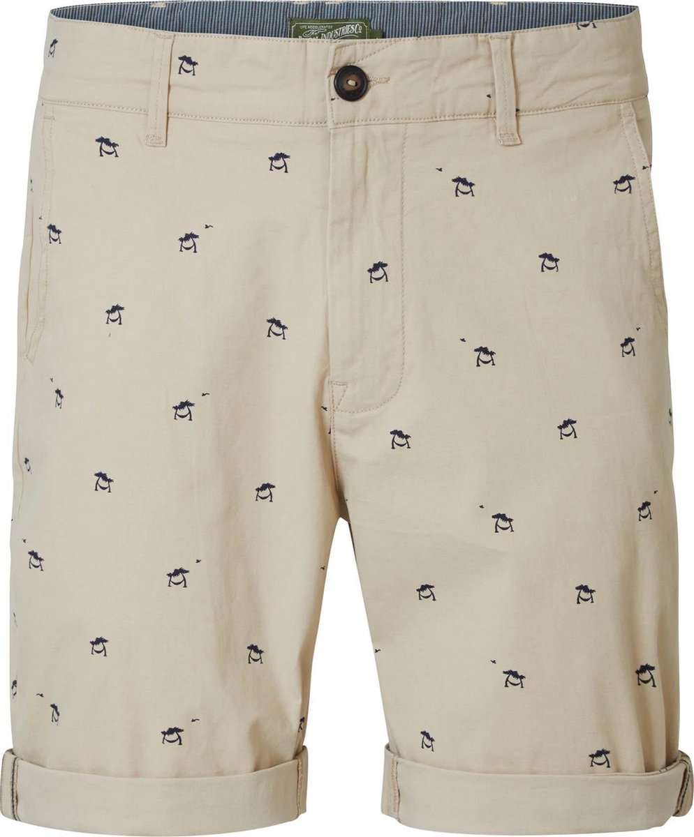 Petrol Industries - Heren Chino short van organisch katoen - Bruin - Maat XL