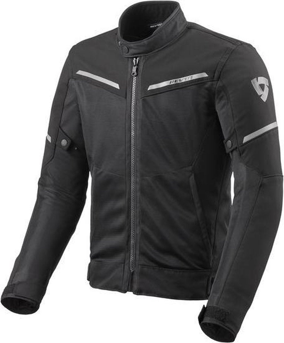 REV'IT! Airwave 3 Black Textile Motorcycle Jacket  2XL
