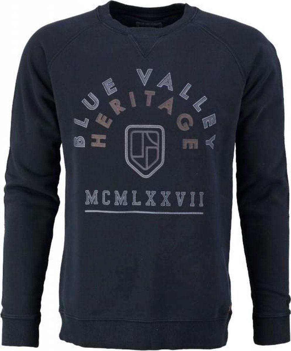 Garcia zachte donkerblauwe sweater - Maat S