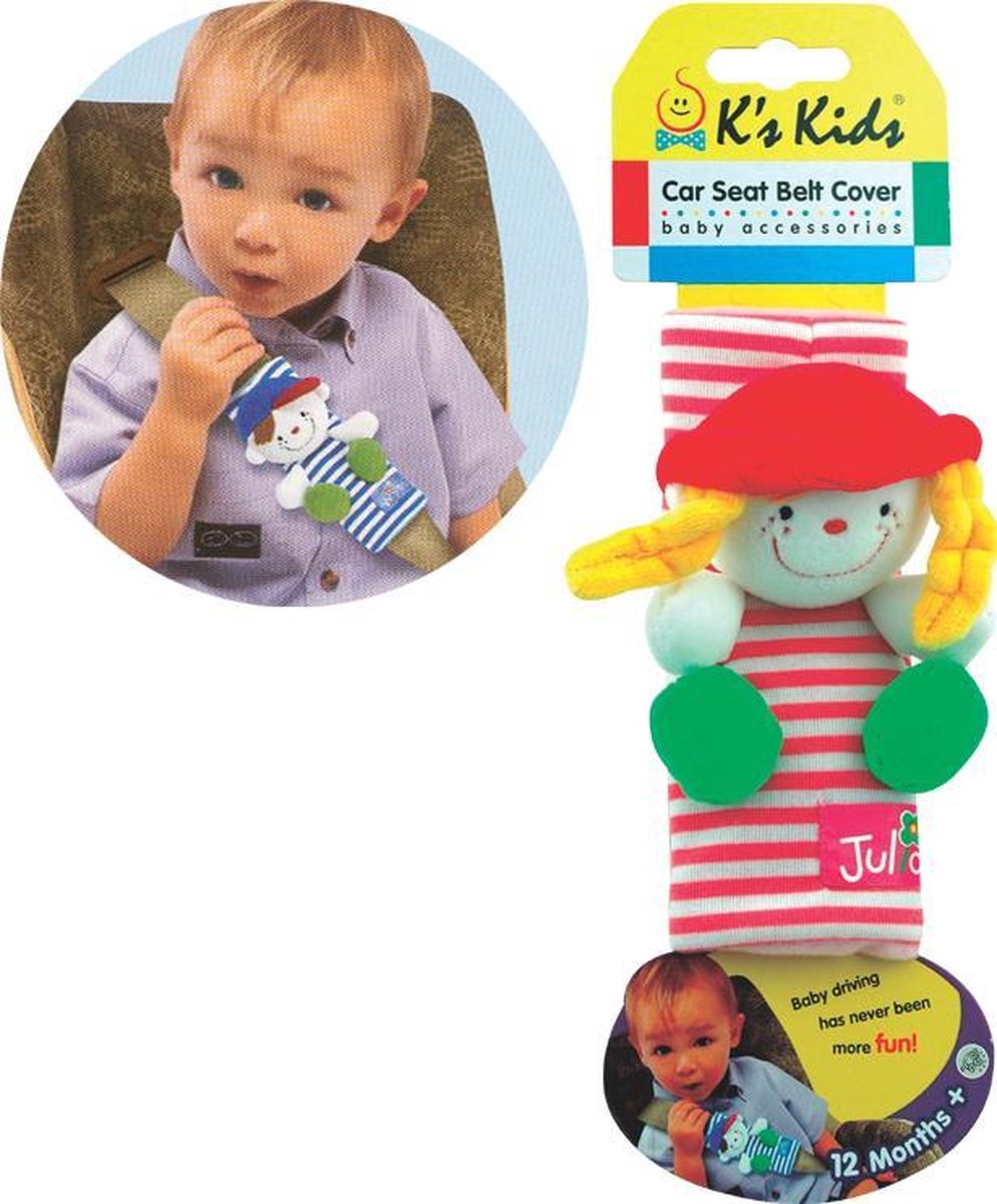 JULIA CAR SEAT BELT COVER hoes voor veiligheidsgordel baby