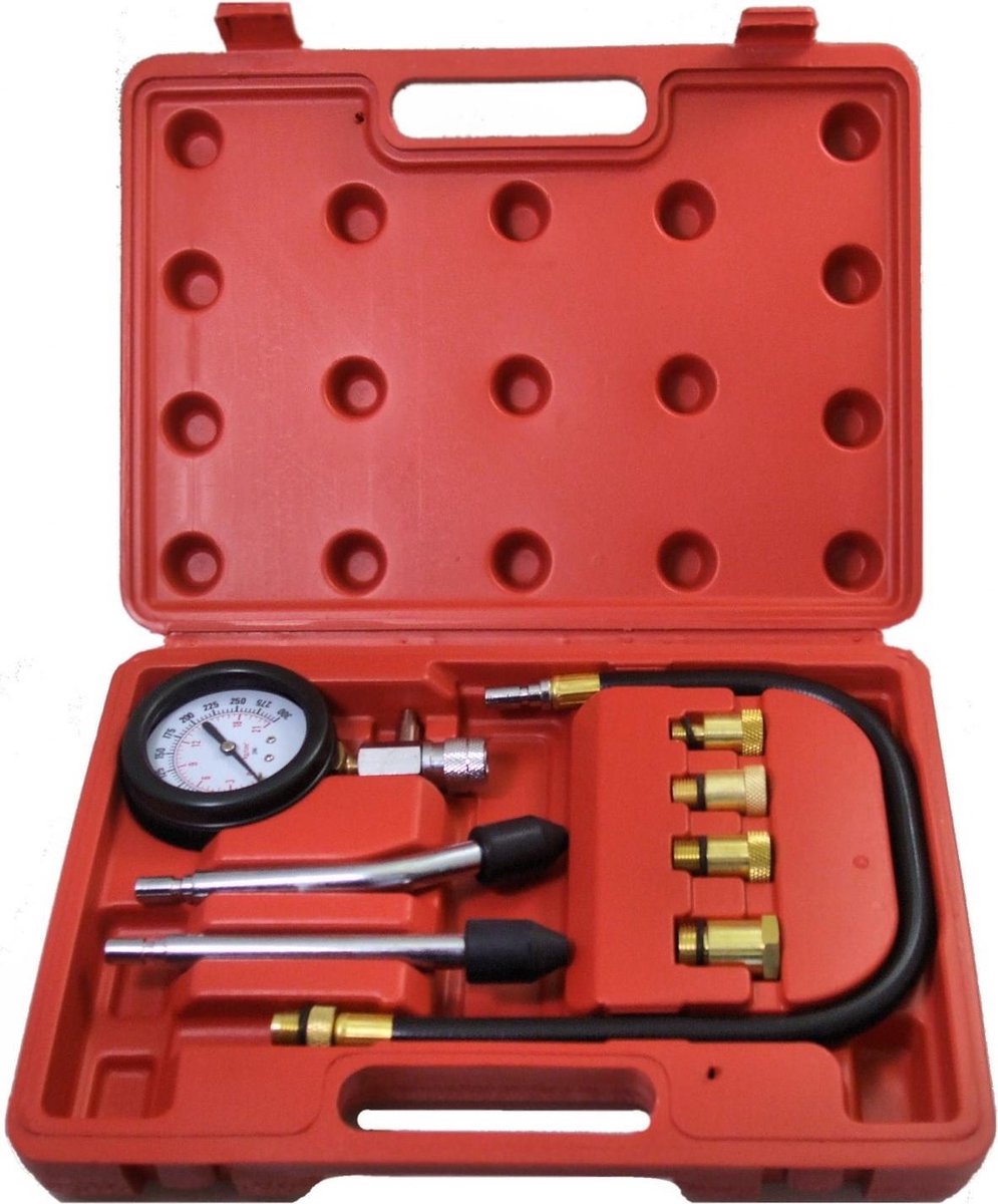 StahlKaiser Benzine Motor Compressie Test Set - 8 Delig Set