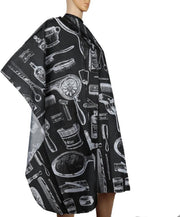 HMerch™ Kappersmantel – One-Size-Fits-All – Kapmantel – Kappersschort – Kappers Producten – Kappersmantel Volwassenen – Waterproof – Kapsalon Kleding – Knip Mantel – Waterdicht - Kapperscape - Universeel - Volwassenen en Kinderen