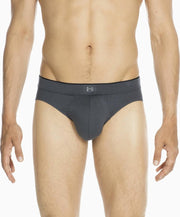 HOM Best Modal Comfort Grijze Mini Slip Elastaan En Modal - S