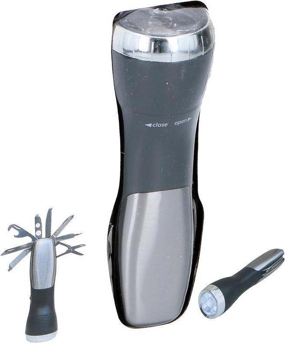 Multitool met LED zaklamp