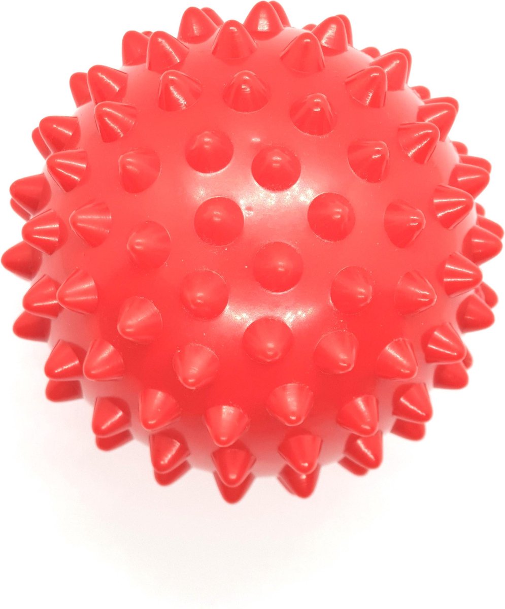 Massagebal - Met Stekels - Hard - Plastic - ⌀ 6 cm - Blauw