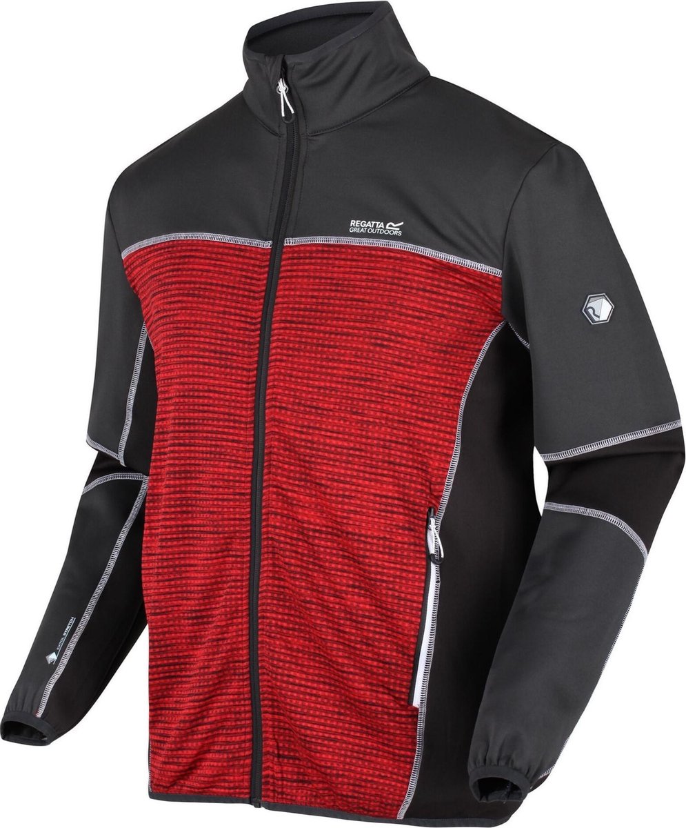 Regatta Outdoorvest Yare Iii Heren Polyester/elastaan Rood Mt Xl