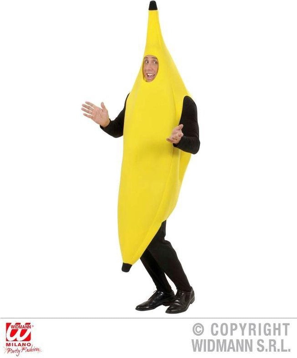 Gele banaan kostuum voor volwassenen - Verkleedkleding