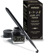 Mehron 1927 Liquid Vinyl Retro Eyeliner - zwart