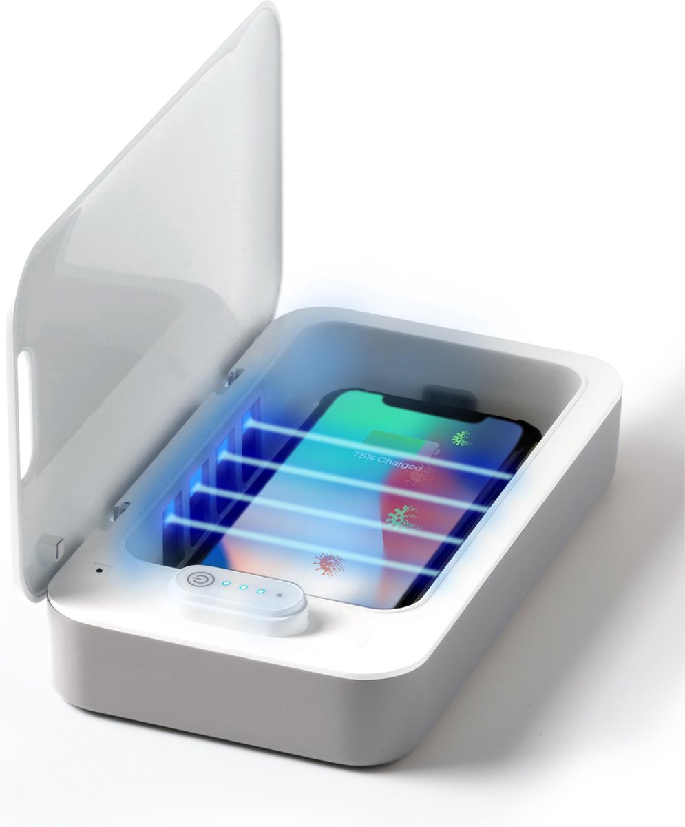 Telefoon sanitizer met UV-licht – smartphone
