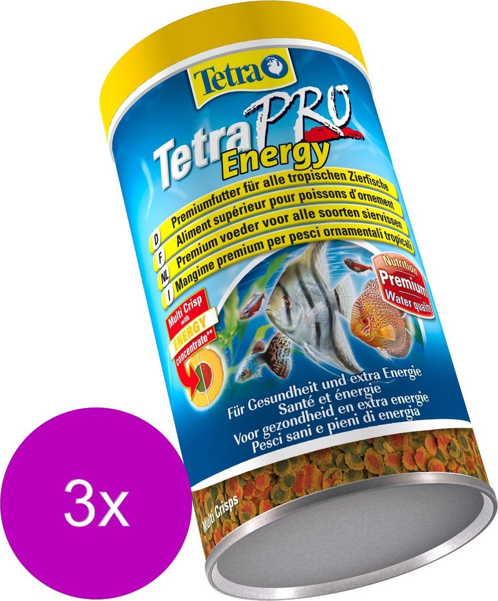 Tetra Pro Crisps - Vissenvoer - 3 x 500 ml