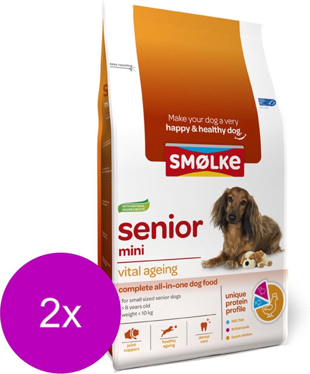 Smolke Senior Mini - Hondenvoer - 2 x 3 kg