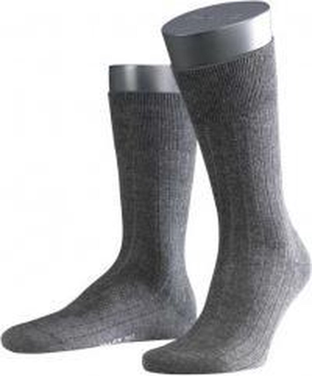 FALKE No.2 Luxury Herensok 14459 - Grijs 3080 anthra.mel Heren - 41-42