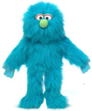 Handpop Blauwe  Monster 14'' Sillypuppets