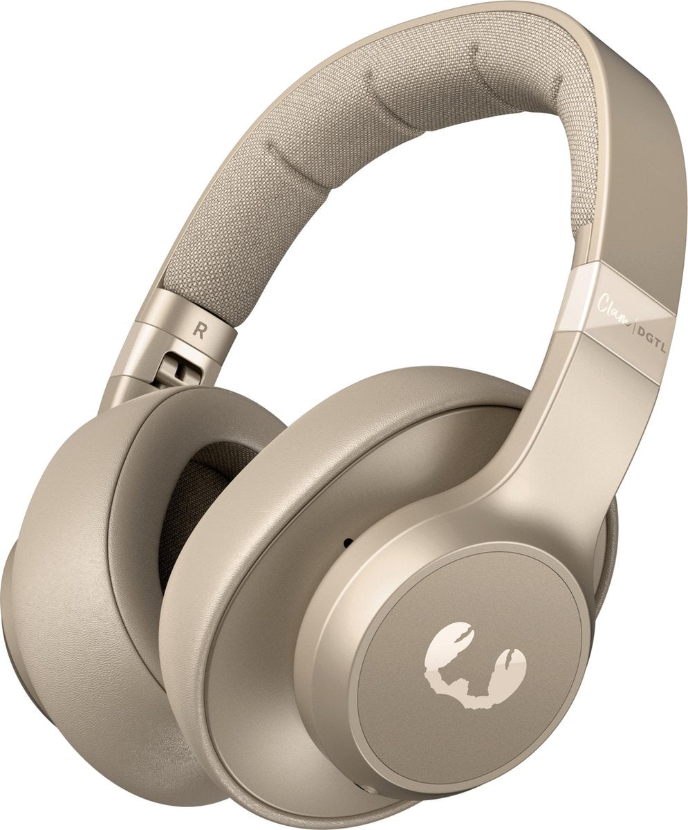 Fresh 'n Rebel Clam ANC DGTL - Draadloze over-ear koptelefoon met Digitale Active Noise Cancelling – Champagne