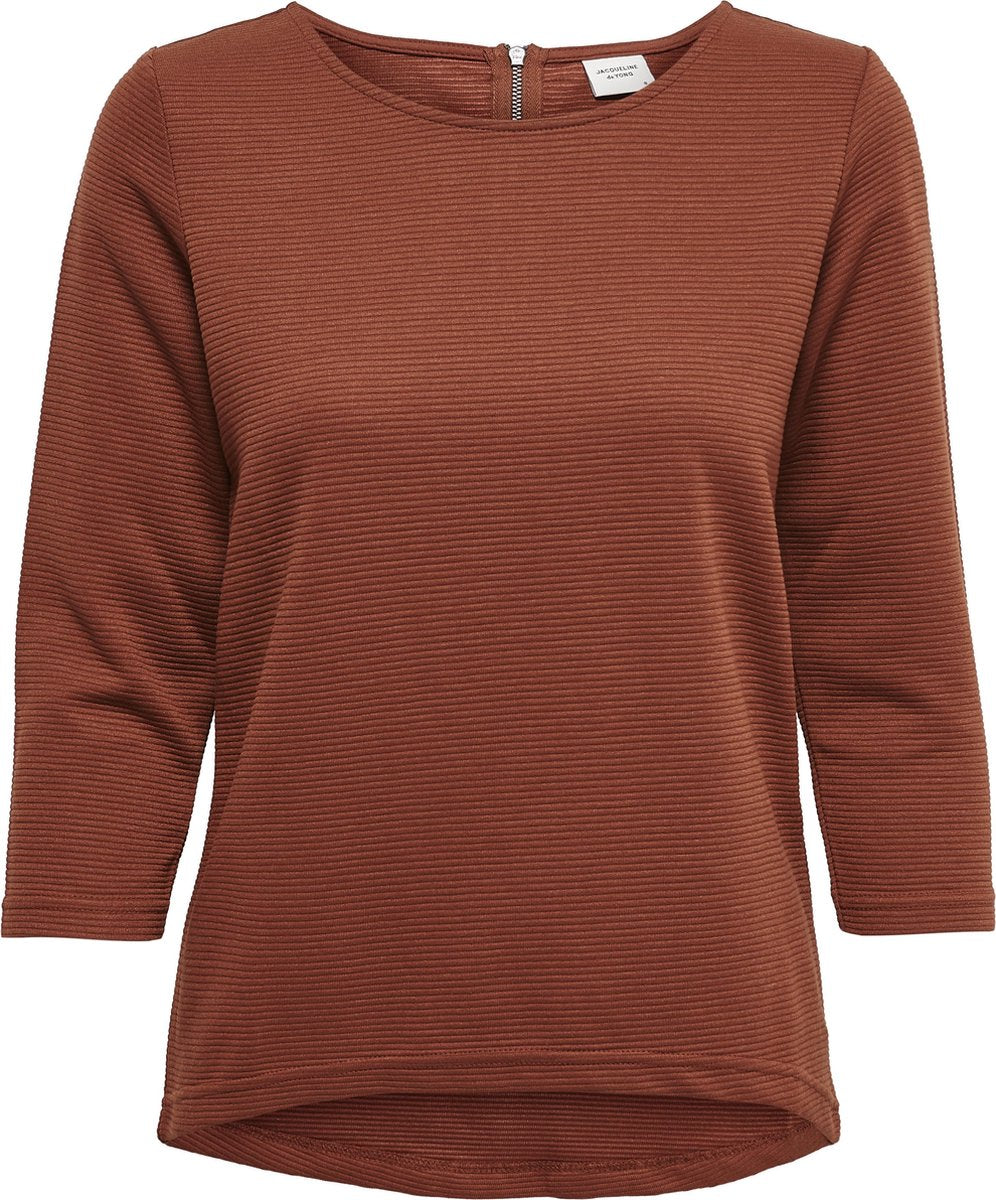 Jacqueline De Yong Saga Dames  T-shirt - Maat XS (34)