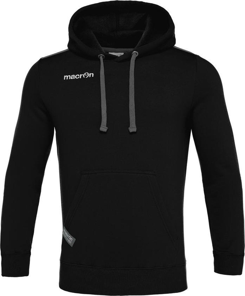 Macron Grunge Hoodie Zwart