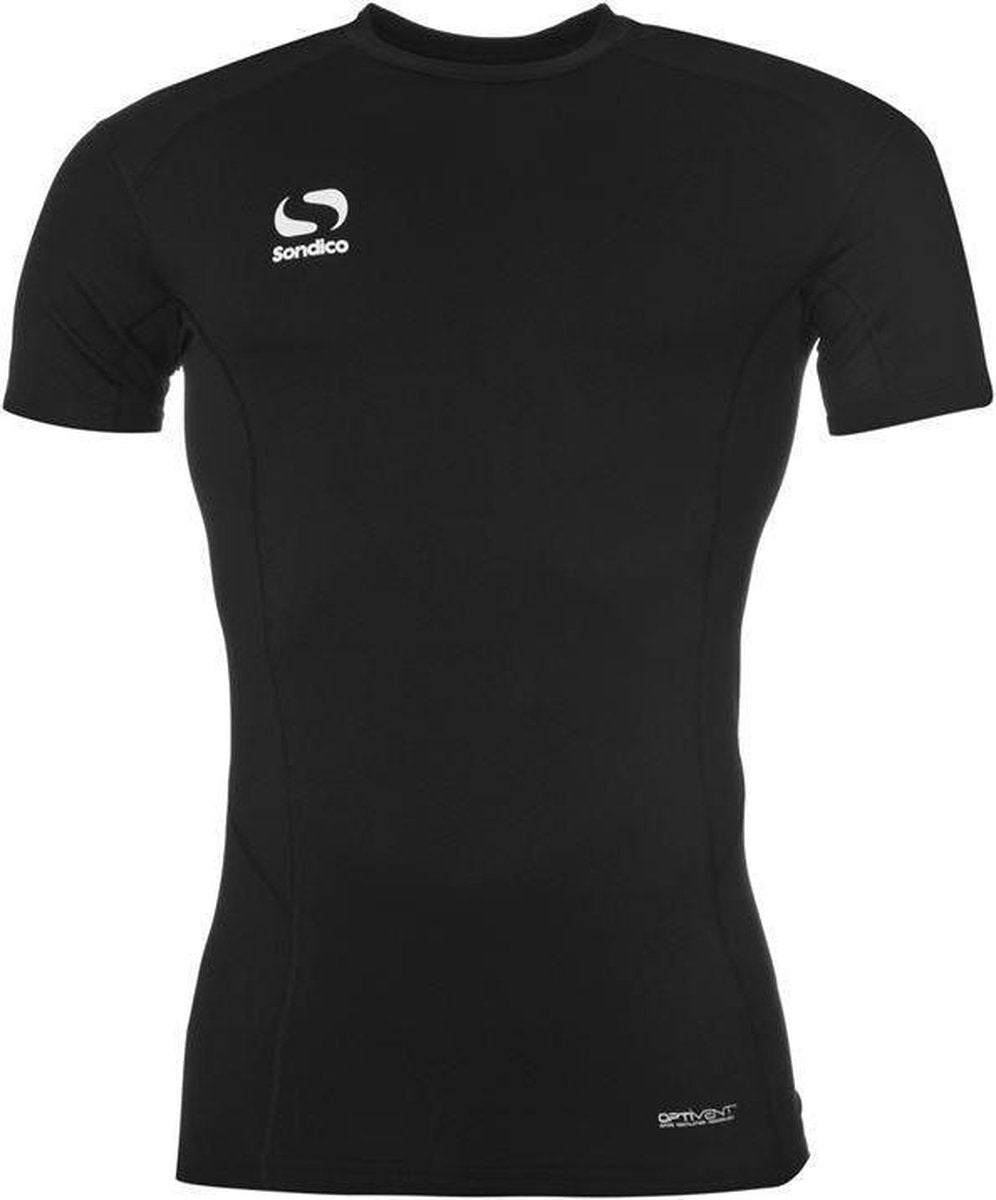 Sondico ondershirt korte mouw - Heren - Black - 3XL