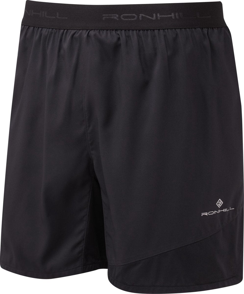RonHill Stride Revive  5 Short Hardloopshort Heren Zwart