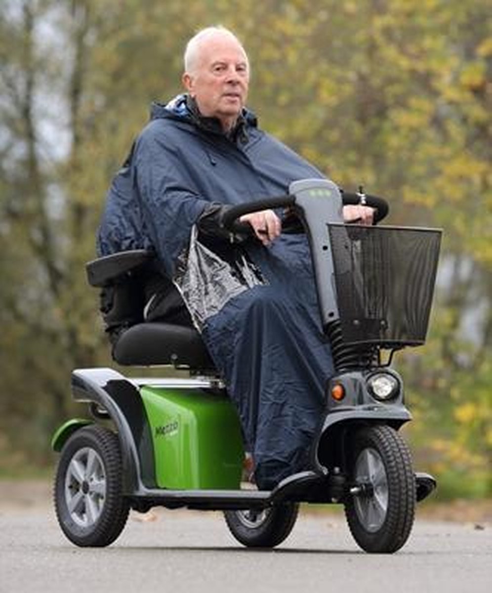 Adhome Regenponcho voor op scooter of rolstoel - volledige bedekking