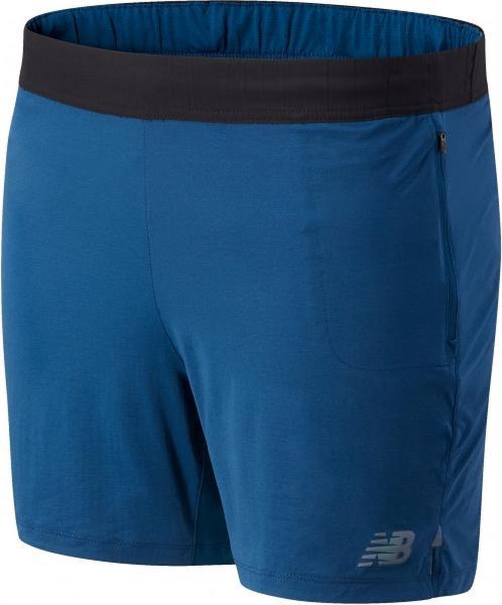 New Balance Q Speed Fuel Short Heren - oranje - maat XL
