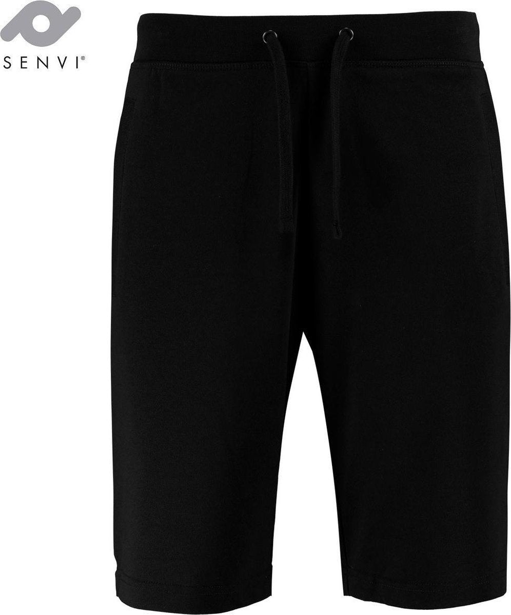 Senvi - Slim Fit - Korte Broek - Kleur Zwart - Maat M - SVKK922