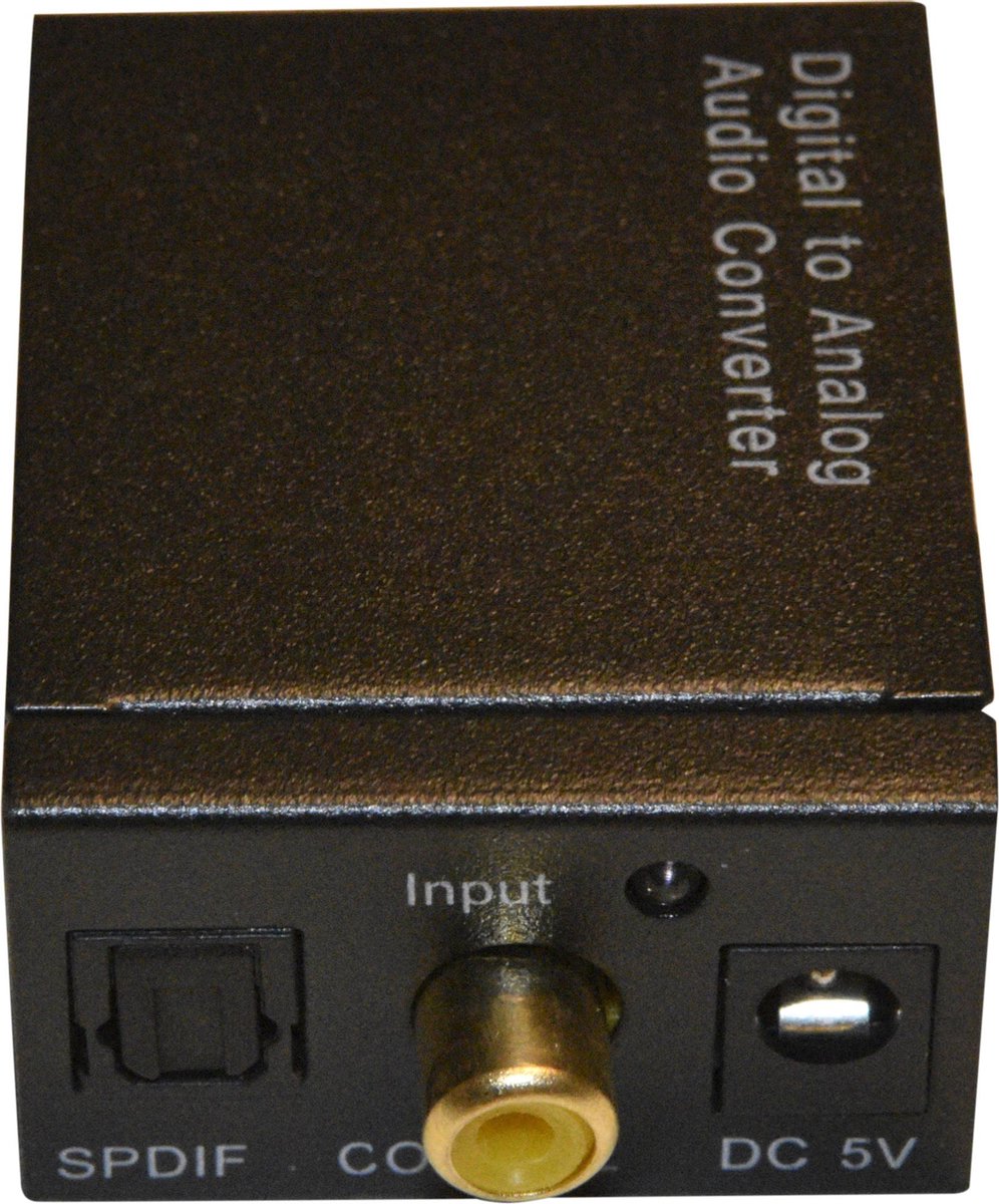 Phonaddon / Digitaal naar Analoog Converter Adapter / Digital Audio Converter (DAC) / 3.5MM / DA-Converter / TV / D2A / Optische Kabel / Amplifier