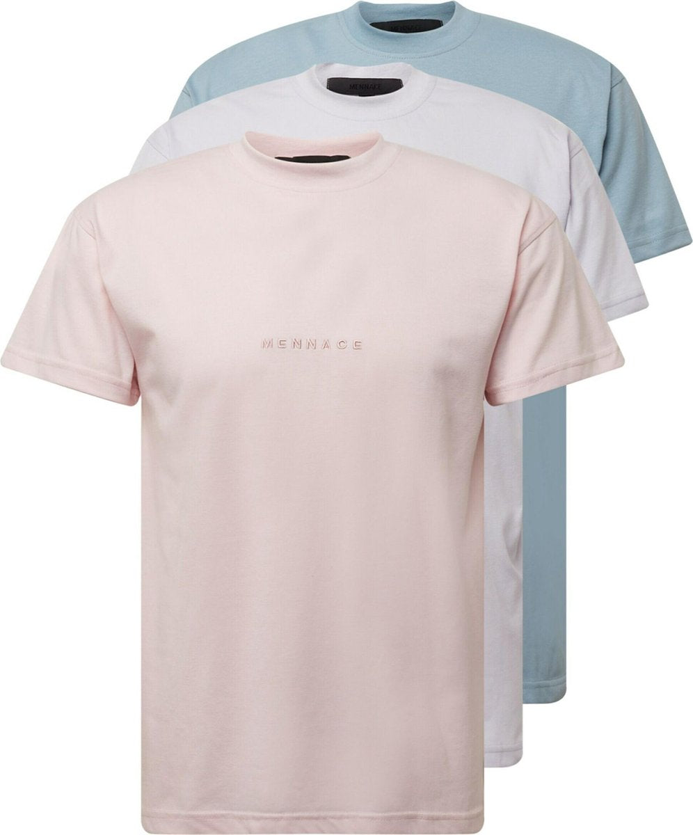 Mennace shirt Lichtblauw-L