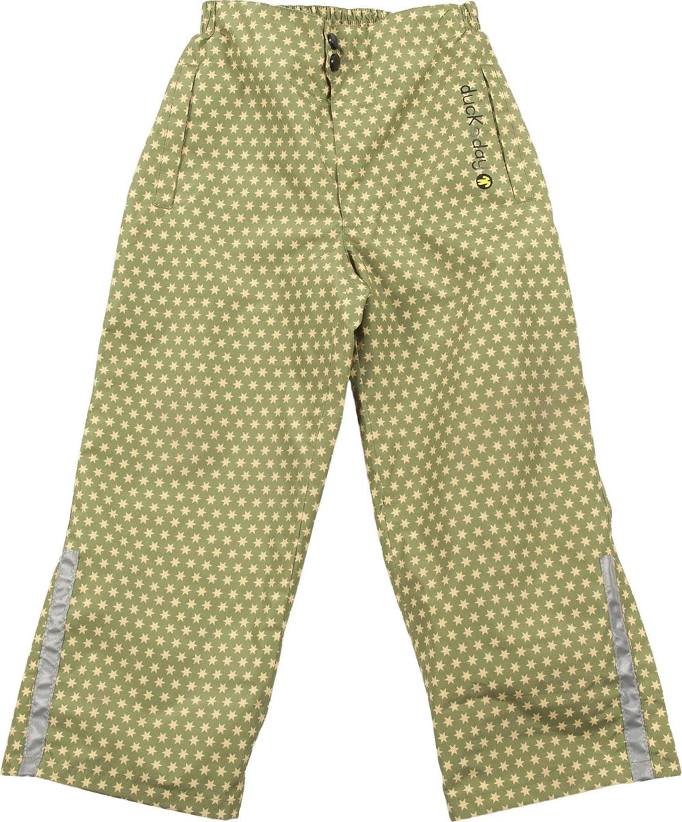 Ducksday - regenbroek voor kinderen - unisex - Funky green - 146/152