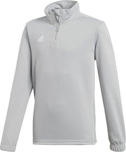 adidas Core 18 Training Top  Sportshirt performance - Maat 128  - Unisex - grijs