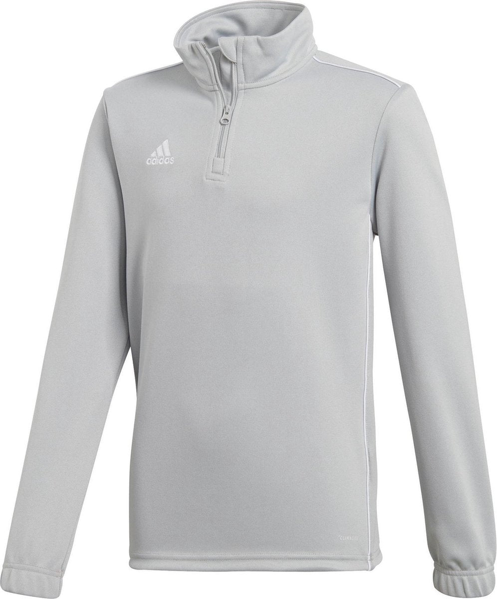adidas Core 18 Training Top  Sportshirt performance - Maat 128  - Unisex - grijs
