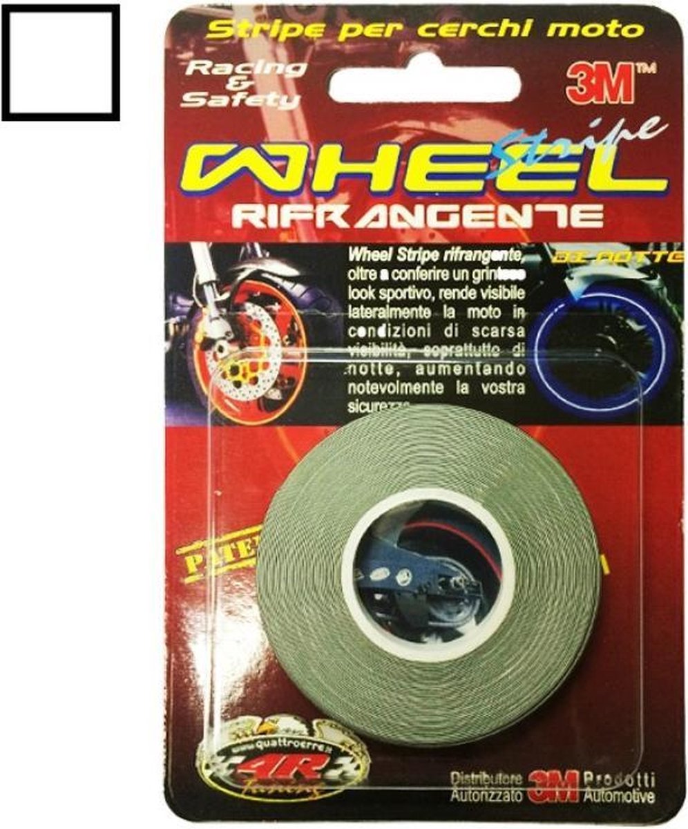 3m Wiel Reflectietape 5 Mm X 6 M Wit