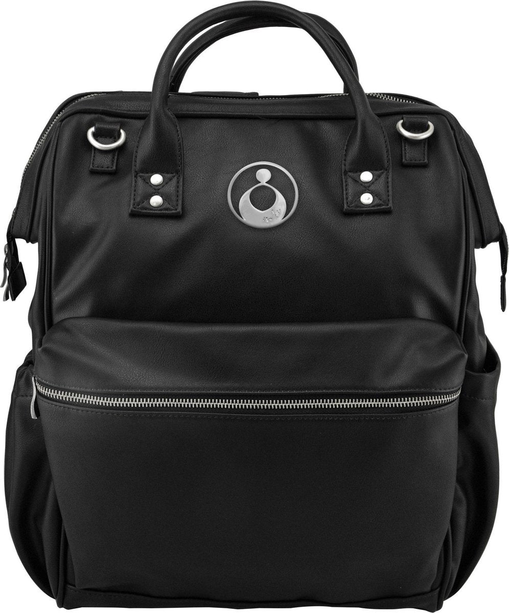Isoki Luiertas Byron Backpack - Onyx Zwart Zwart