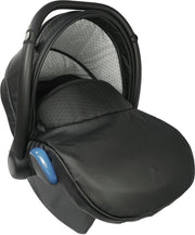 P'tit Chou Modena   Autostoel Eco leder  - Zwart - Gratis accessoires