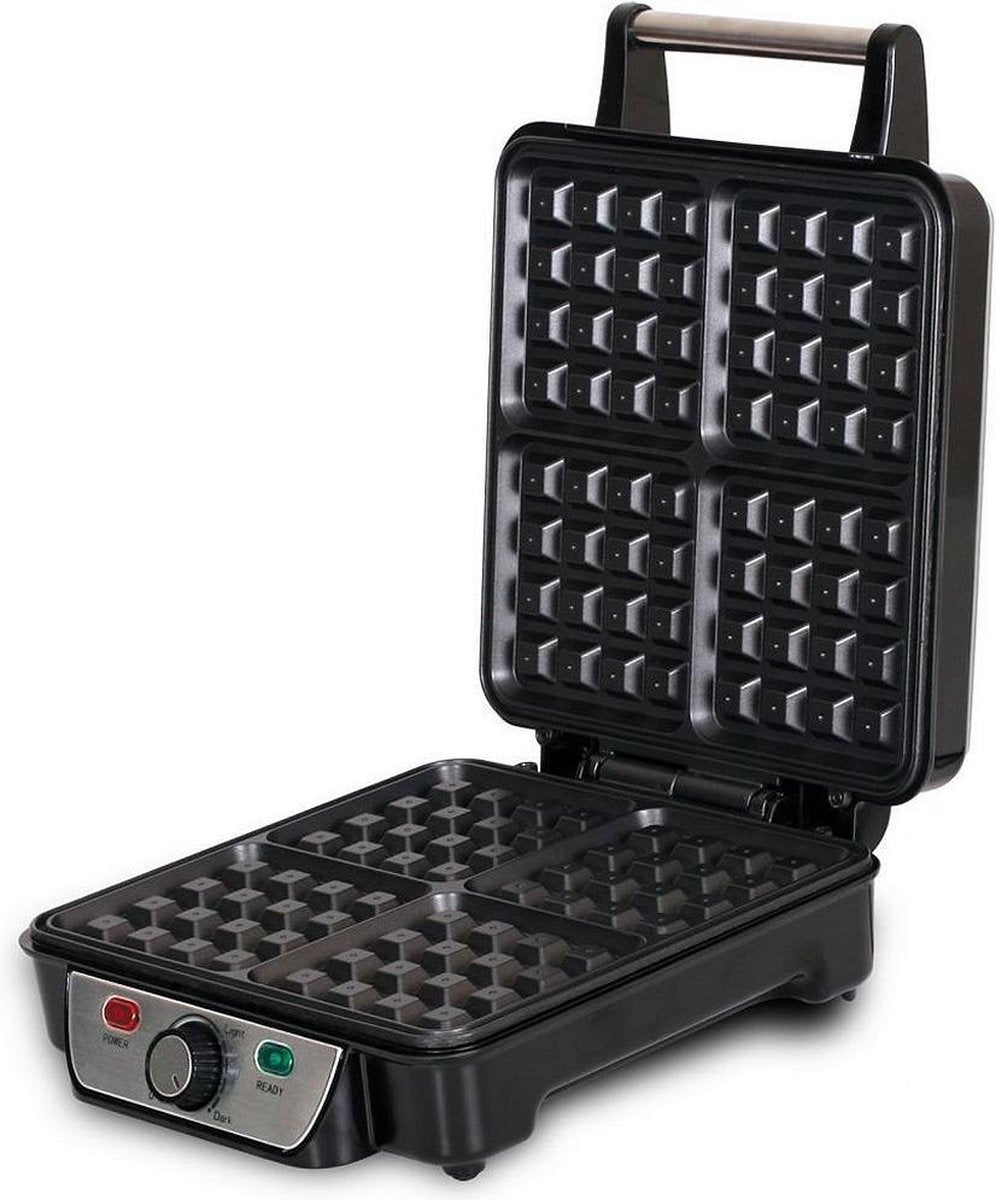 Efbe-Schott WM1004 Wafelijzer 1100W Zilver/Zwart