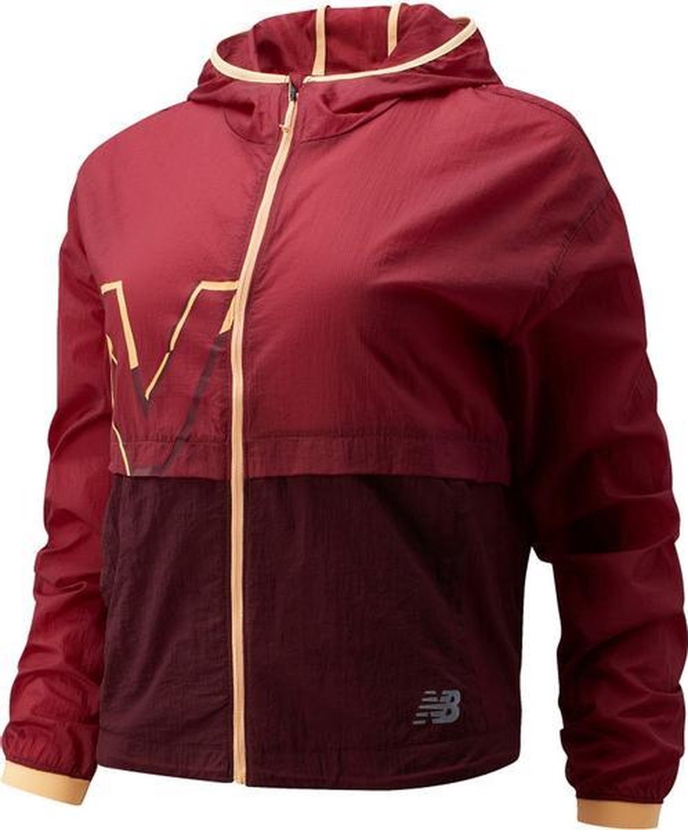 New Balance Light Jacket Dames - rood - maat S