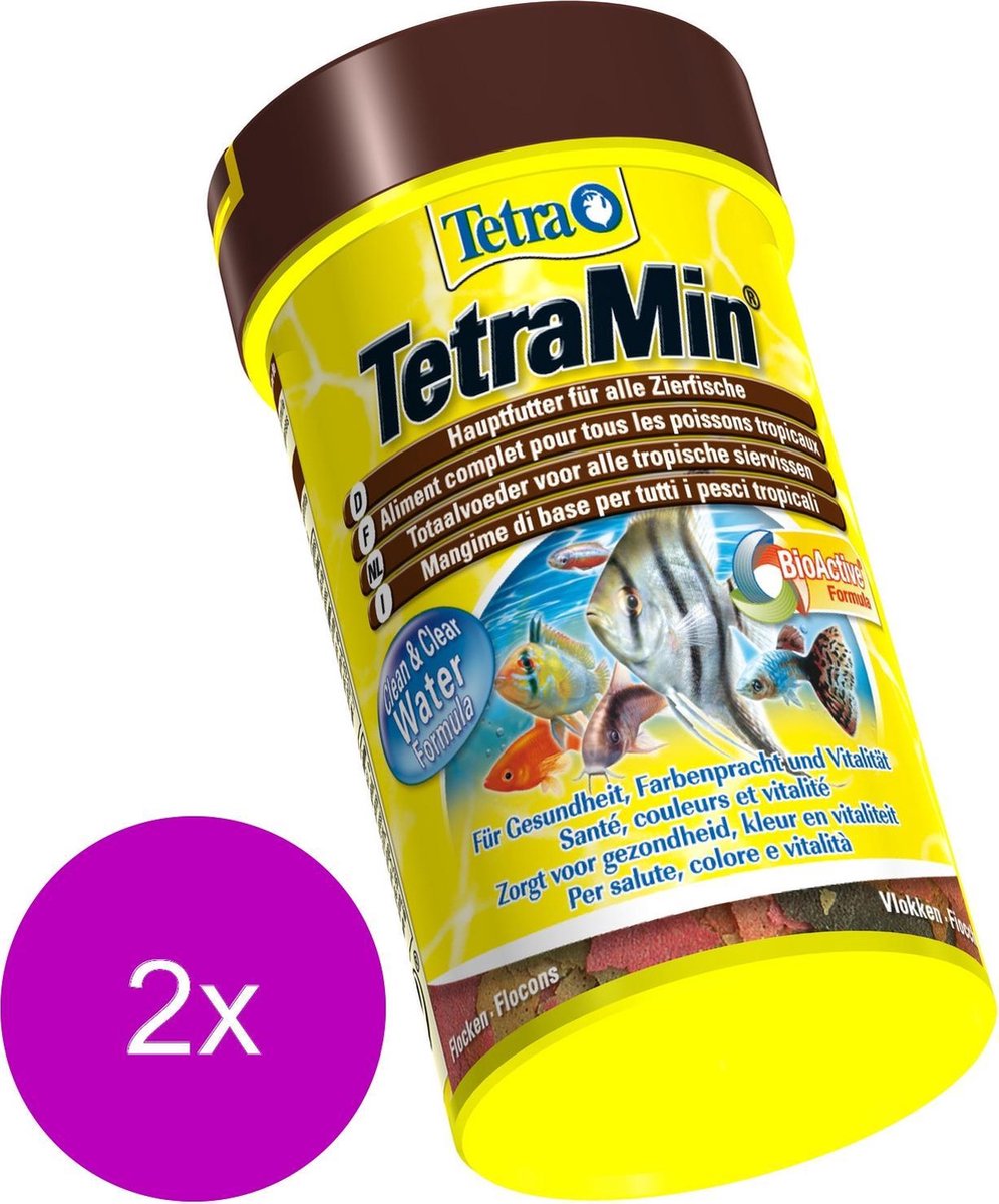 Tetra Tetramin Bio Active - 2 St à 100 ml - Visvoer