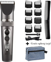 Professionele tondeuse + gratis opberg tasje - tondeuse mannen - haar trimmer - baard trimmer - kappers tondeuse - tondeuse draadloos - tondeuse - scheerapparaat