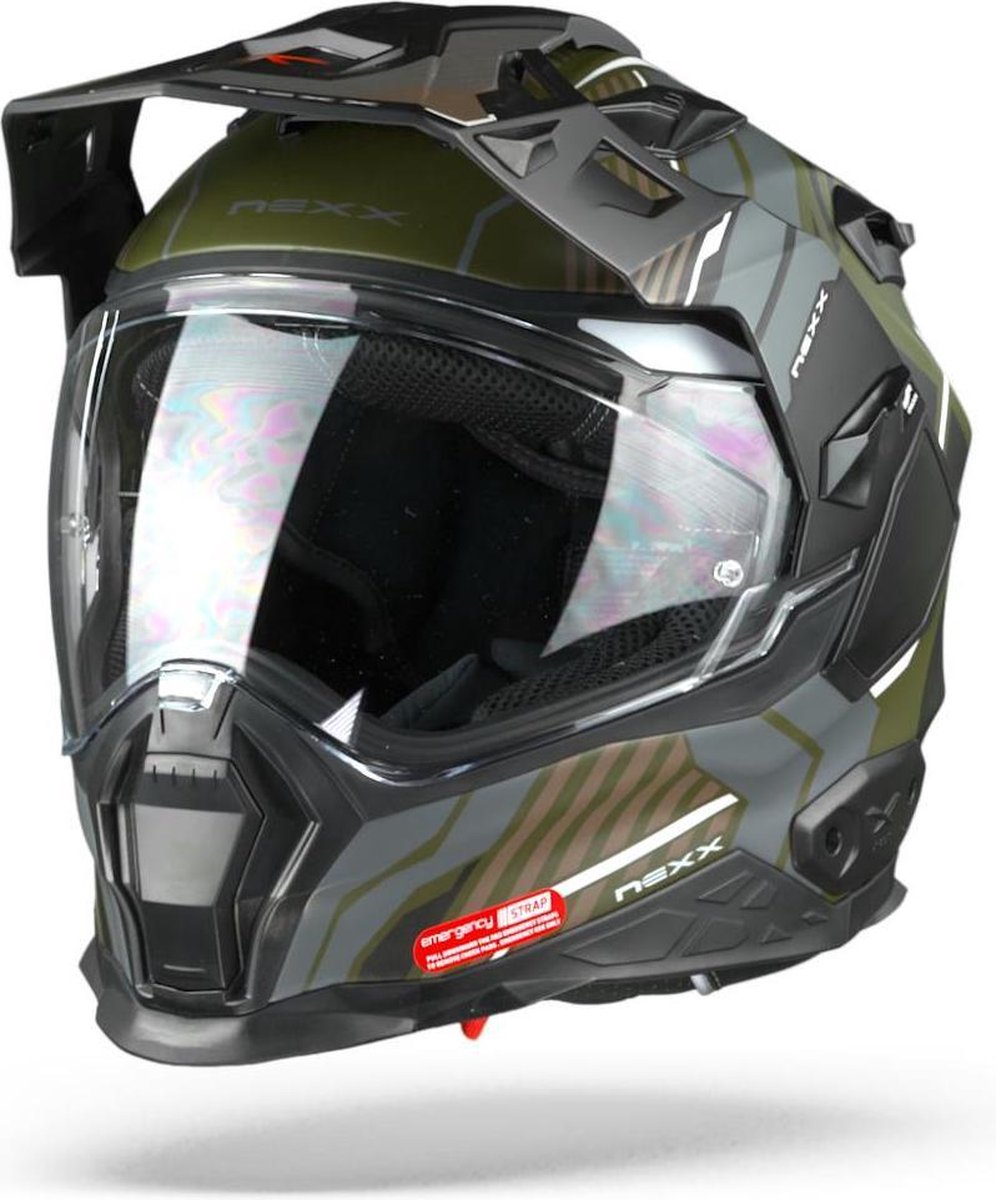 Nexx X.WED2 Wild Country Sierra Grey Matt Integraalhelm - Motorhelm - Maat M