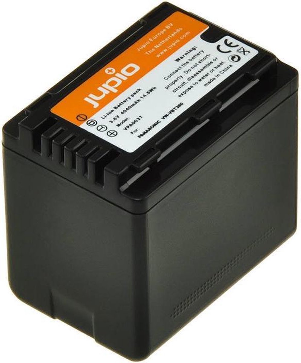 Jupio Camcorderakku Panasonic VW-VBT380 4040mAh